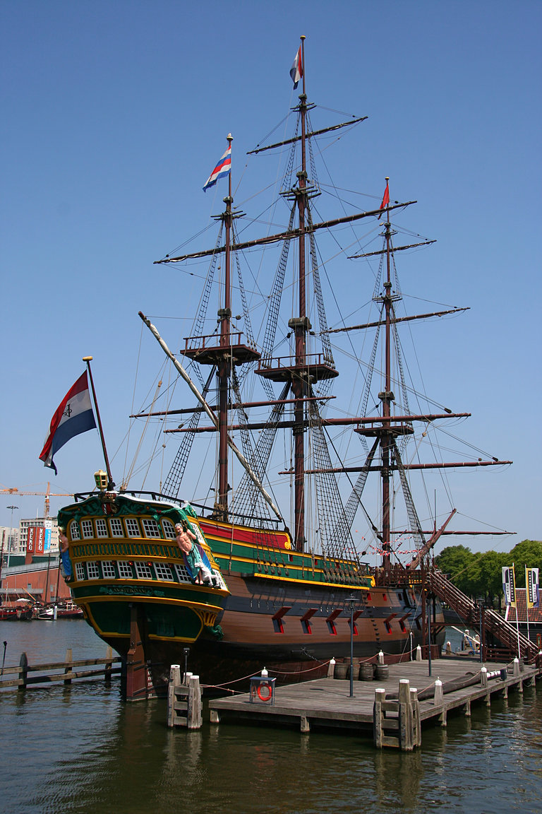 Amsterdam, Maritime Museum, Eastindiaman Amsterdam