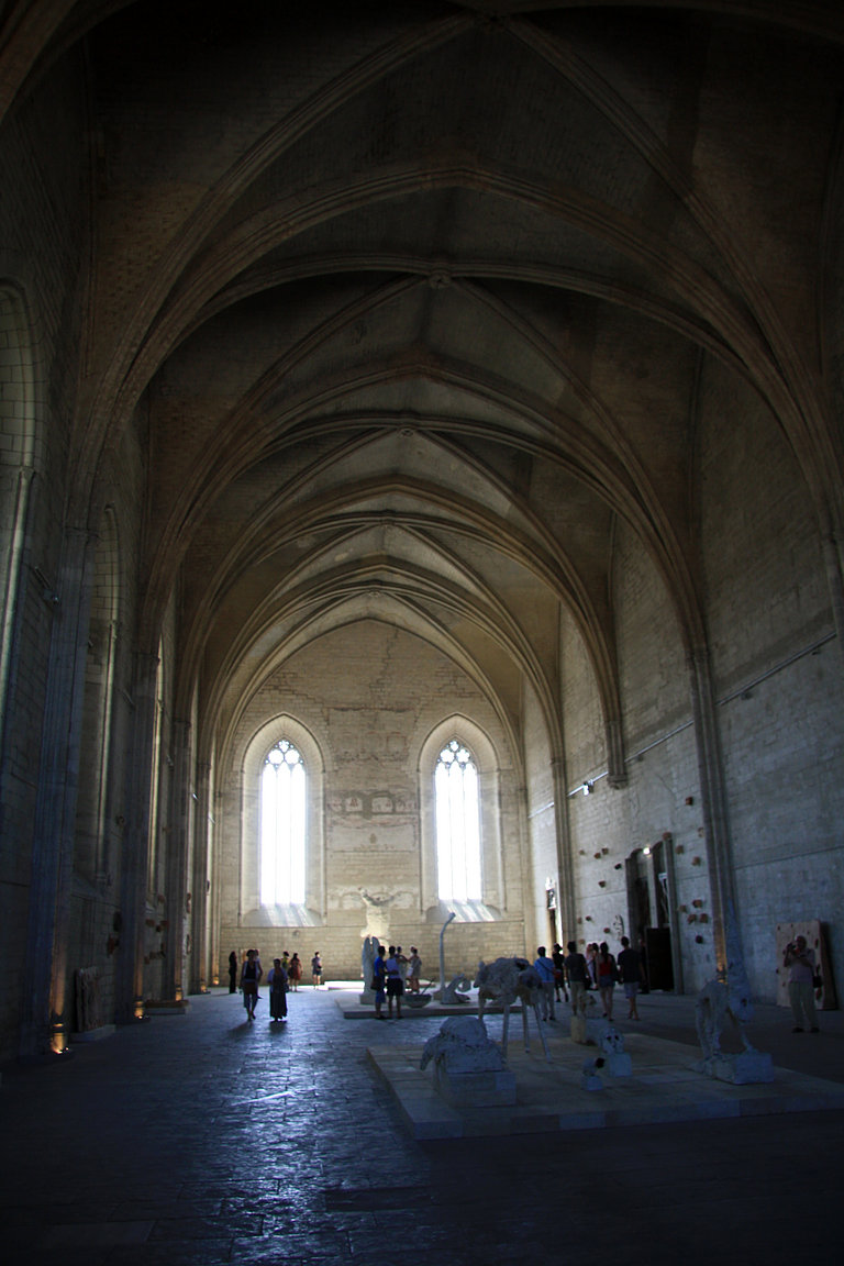 Avignon - papesk palc, hlavn kaple a zrove nejvt sl v tto stavb
